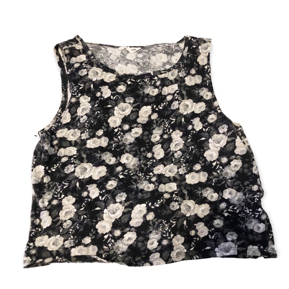 Map To Mars Floral Crop Top - Picture 1 of 4